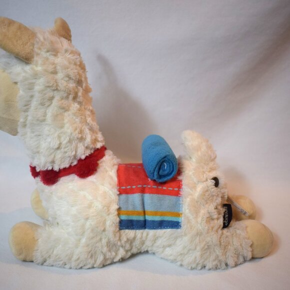 2019 FAO Schwarz 11 inch  Llama Alpaca Plush with Rainbow Blanket - Picture 2 of 6